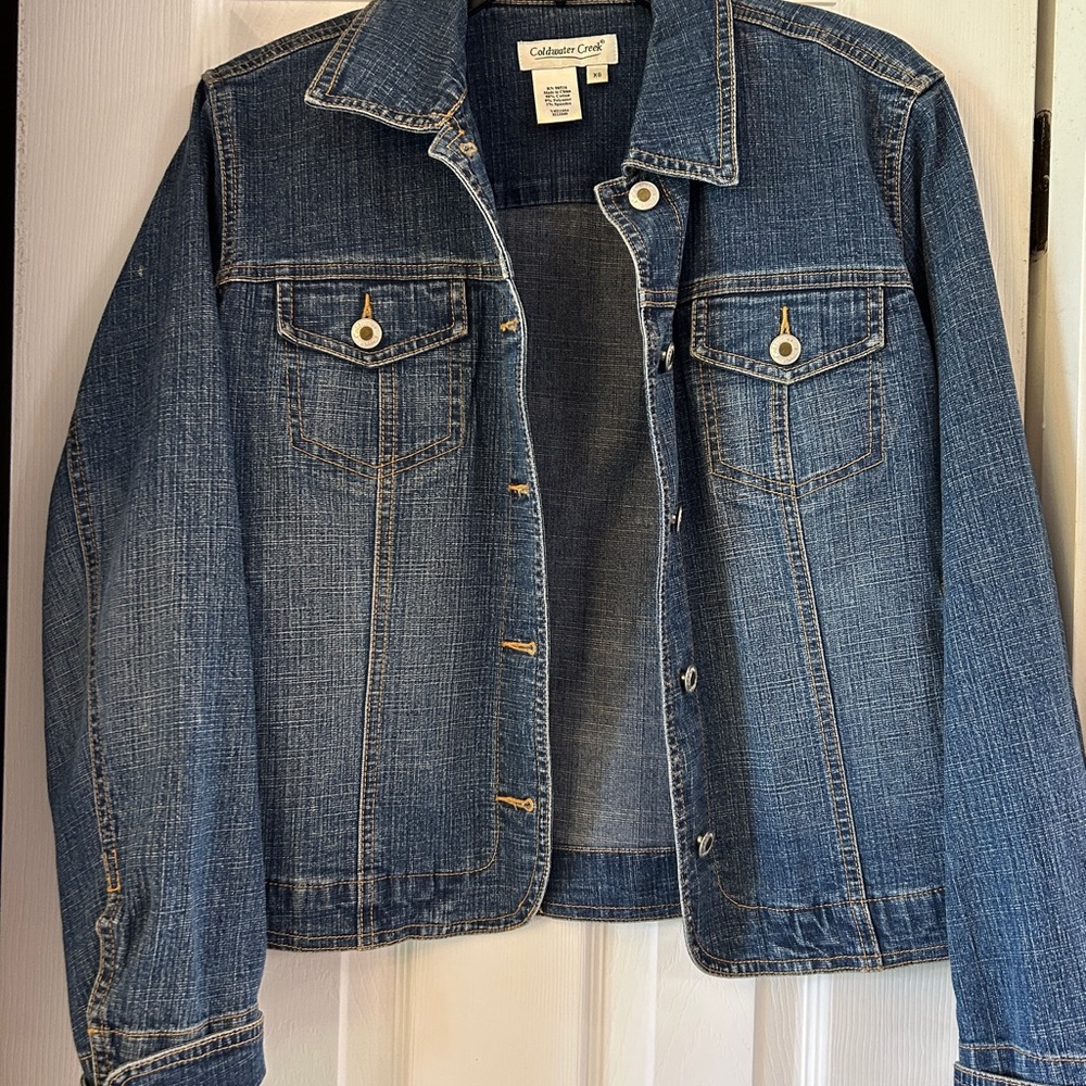 Coldwater Creek Blue Denim Jacket